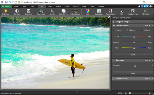 NCH PhotoPad Image Editor 11.89 download the new version for iphone