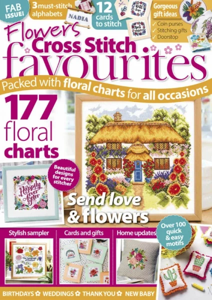 Cross Stitch Favourites - Issue 46, Flowers 2026