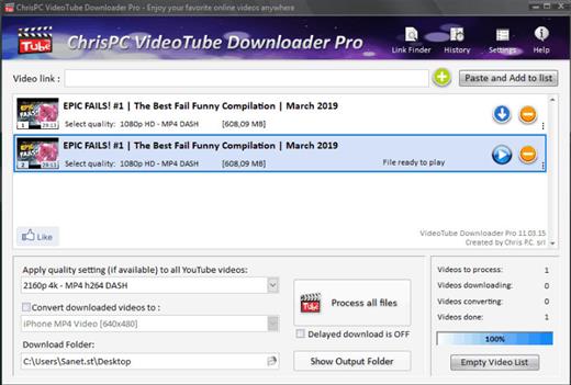 ChrisPC VideoTube Downloader Pro 14.23.0616 free instals