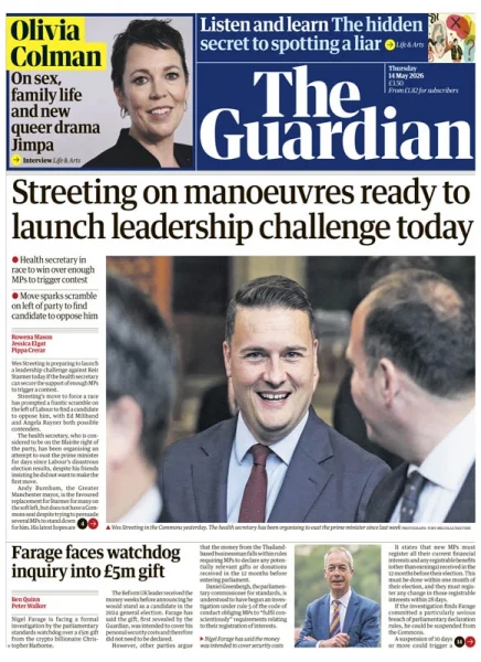 The Guardian - 14 May 2026