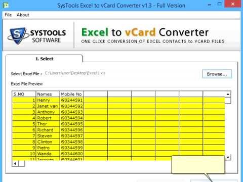 SysTools Excel to vCard Converter 7.1 B4be0335c92986e790a9aeb000093caf