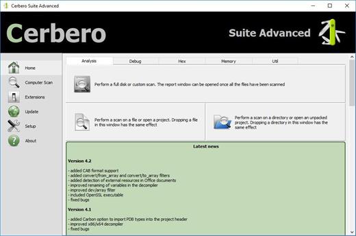 download the new version for android Cerbero Suite Advanced 6.5.1