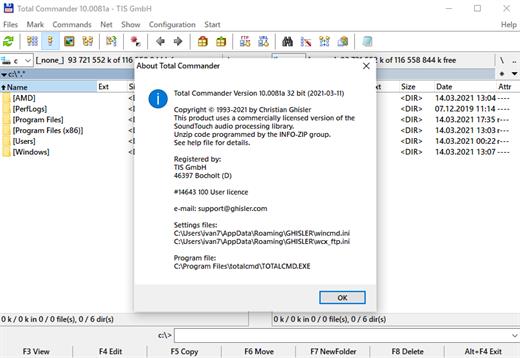 Total Commander 11.00 + сборки free instals